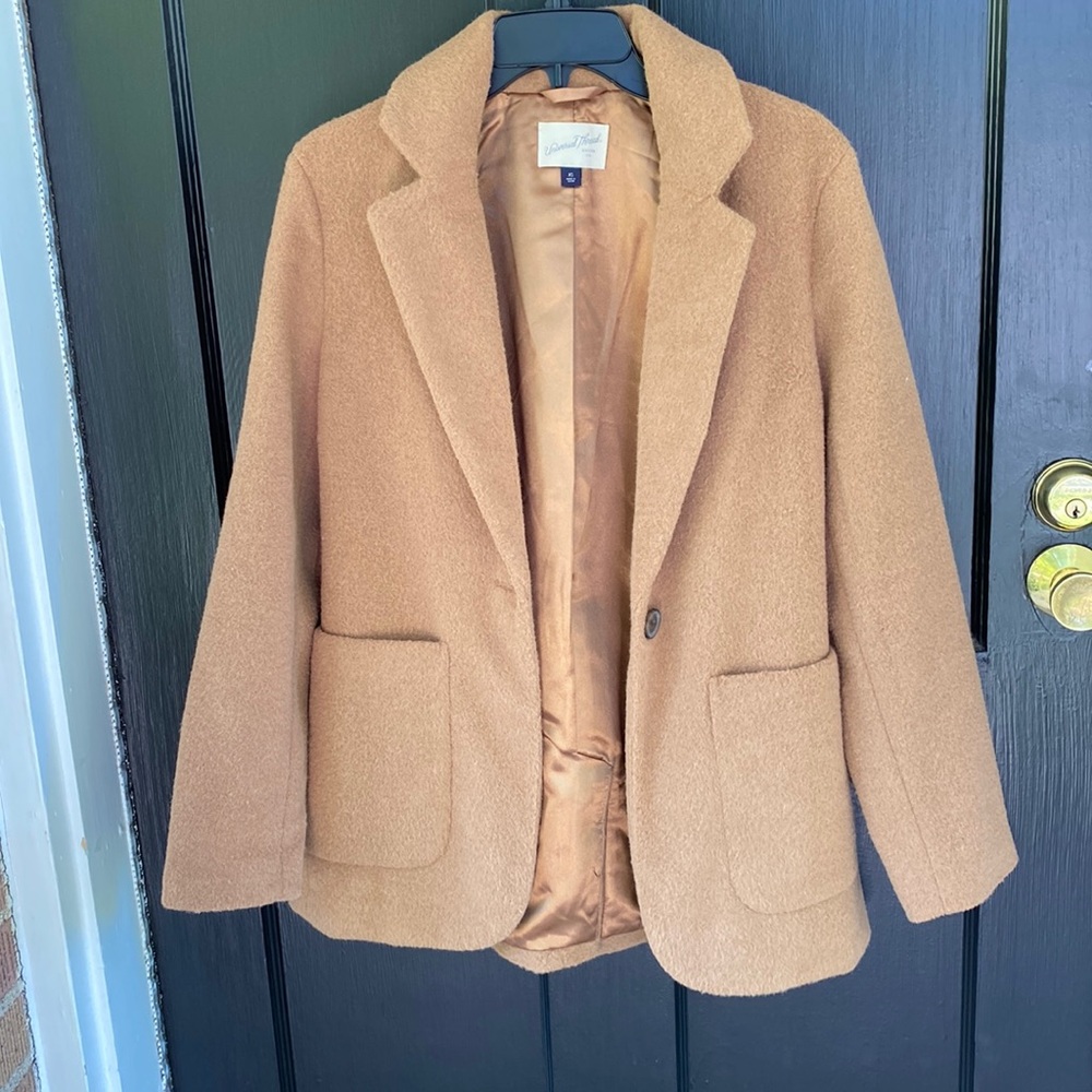 Universal Thread XS Carmel Color Fuzzy Jacket
